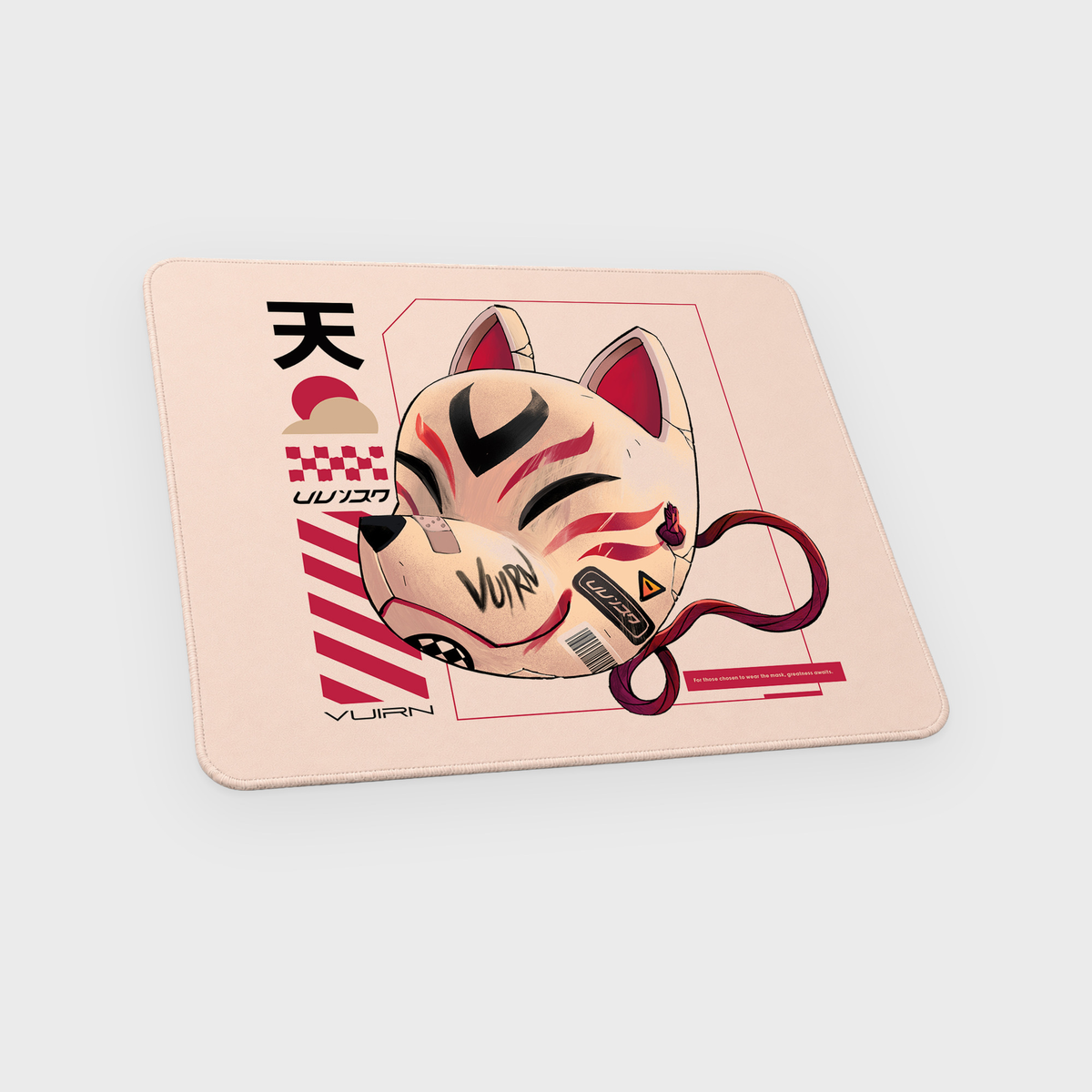 S1 Yako Heaven mousepad shown from a tilted top angle
